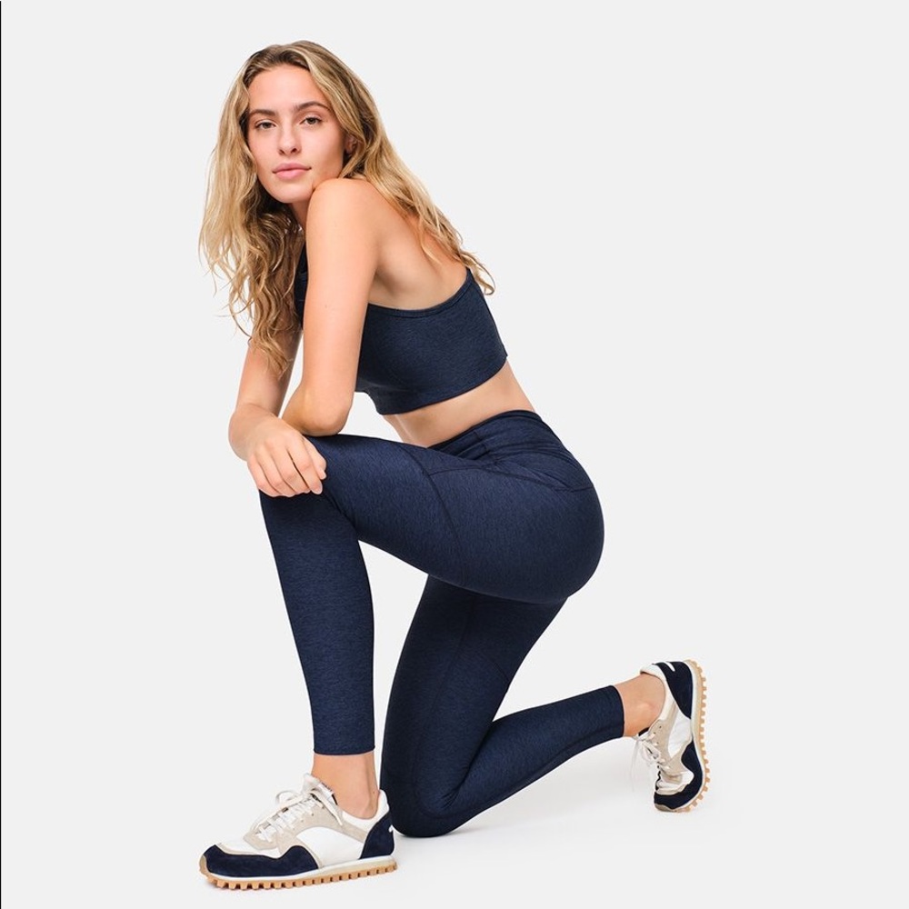 OV Navy Warm-Up Leggings